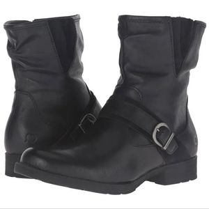 Born Women Leather Moto Boots sz 8